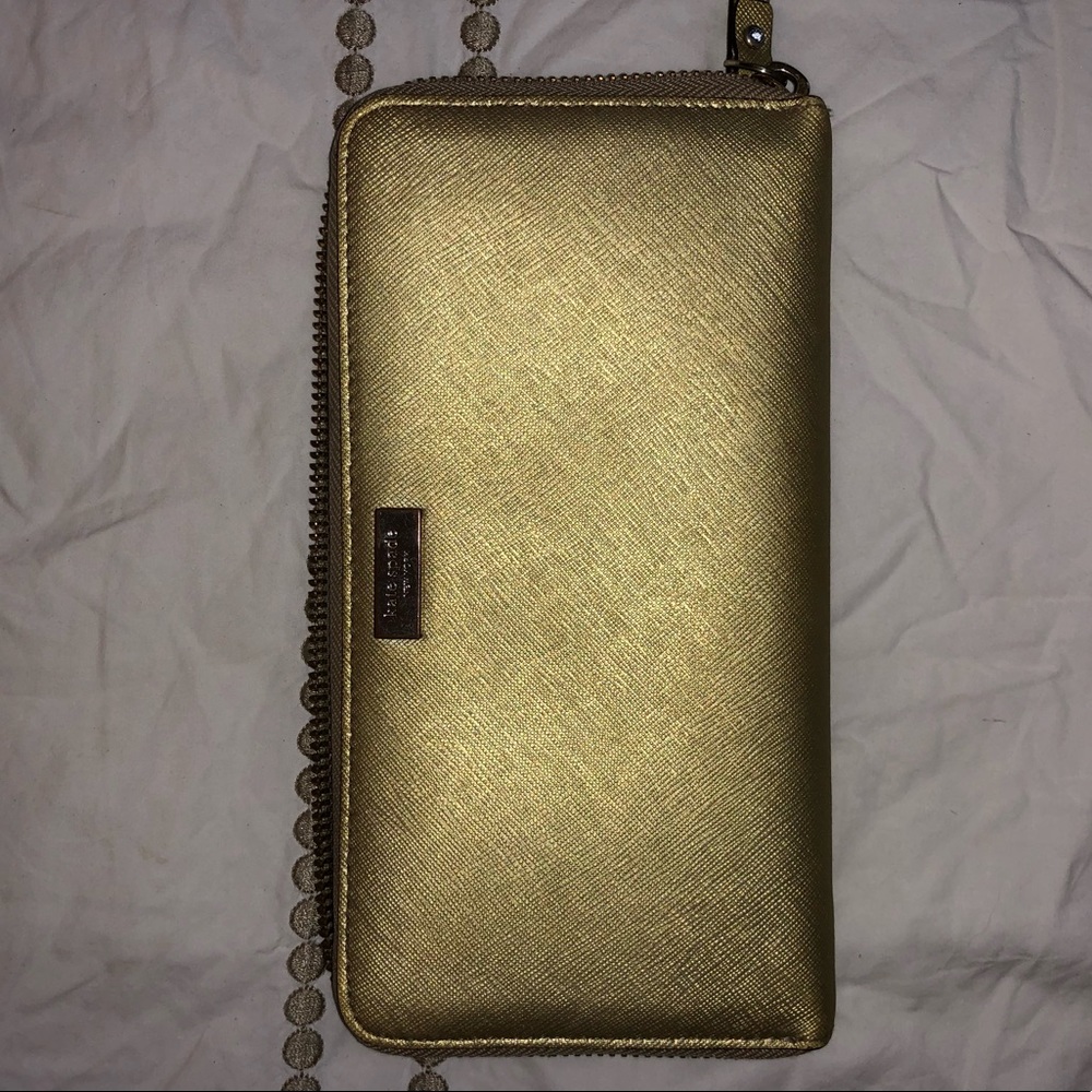 Kate Spade Full Size Gold Wallet